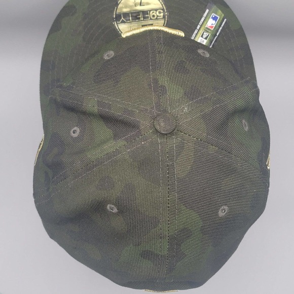 Texas Rangers New Era 59Fifty Armed Forces Day Collection Fitted Hat Size 7 3/4 - Picture 7 of 13